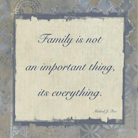 Family Is Everything 4 White Modern Wood Framed Art Print by Haynes, Smith