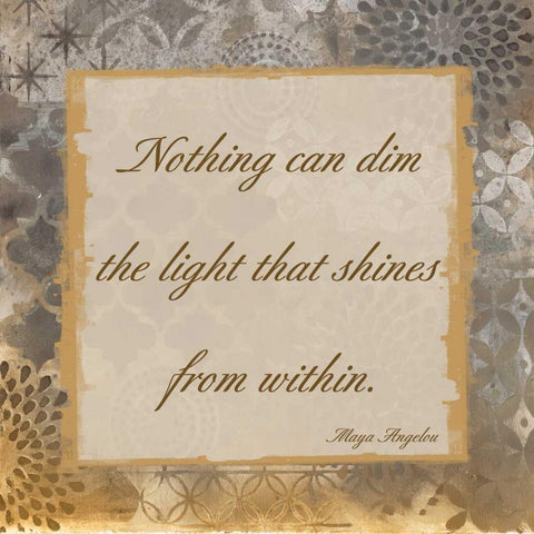 Light Within 4 Black Ornate Wood Framed Art Print with Double Matting by Haynes, Smith