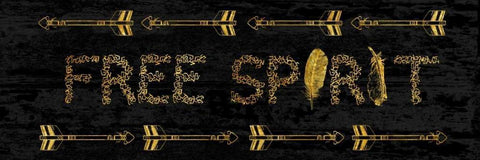Free Spirit Black Ornate Wood Framed Art Print with Double Matting by Lewis, Sheldon