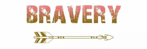Bravery Black Ornate Wood Framed Art Print with Double Matting by Lewis, Sheldon