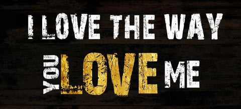 The Way You Love Me Black Ornate Wood Framed Art Print with Double Matting by Lewis, Sheldon