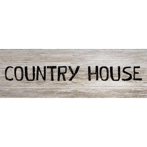 Country House Gold Ornate Wood Framed Art Print with Double Matting by Lewis, Sheldon