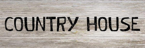 Country House White Modern Wood Framed Art Print with Double Matting by Lewis, Sheldon