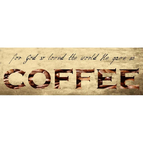 Coffee Love Black Modern Wood Framed Art Print with Double Matting by Lewis, Sheldon