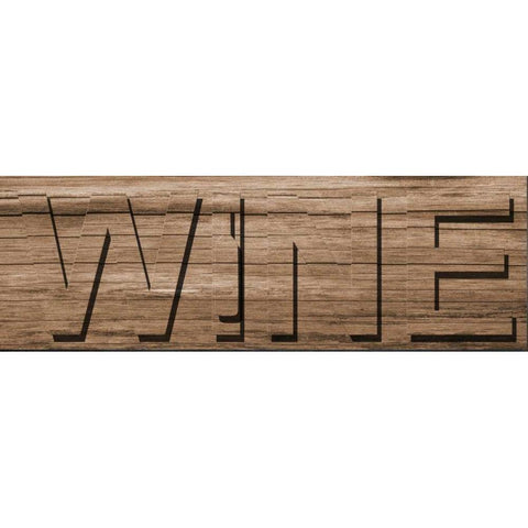 Wine White Modern Wood Framed Art Print by Lewis, Sheldon