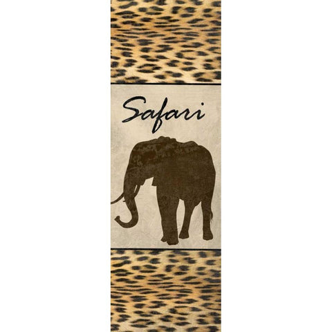 Safari Gold Ornate Wood Framed Art Print with Double Matting by Lewis, Sheldon