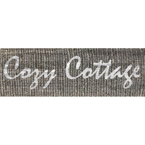 Cozy Cottage Black Modern Wood Framed Art Print by Lewis, Sheldon