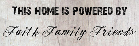 Home Power Black Ornate Wood Framed Art Print with Double Matting by Lewis, Sheldon