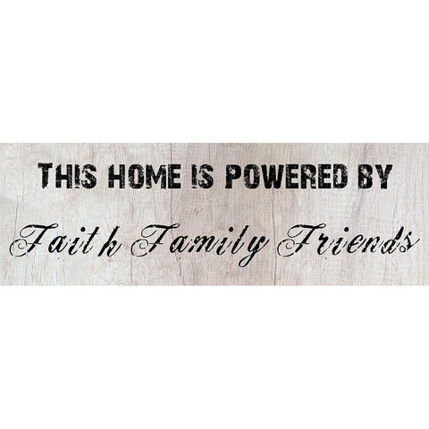 Home Power White Modern Wood Framed Art Print by Lewis, Sheldon