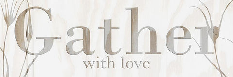 Gather Black Ornate Wood Framed Art Print with Double Matting by Lewis, Sheldon