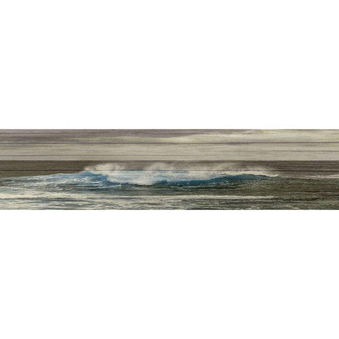 Blast Of Blue 2 Black Modern Wood Framed Art Print by Lewis, Sheldon