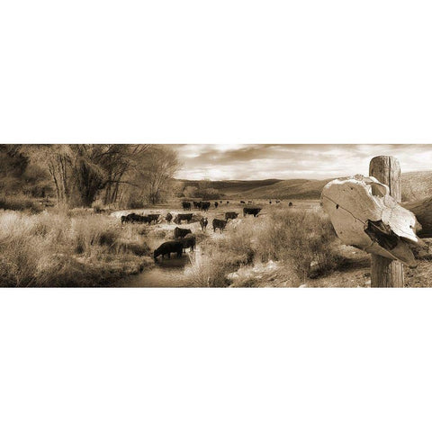 Hurders Gold Ornate Wood Framed Art Print with Double Matting by Lewis, Sheldon