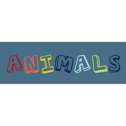 Animals Black Modern Wood Framed Art Print with Double Matting by Lewis, Sheldon