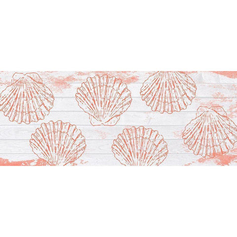 Ocean Shell Black Modern Wood Framed Art Print by Lewis, Sheldon