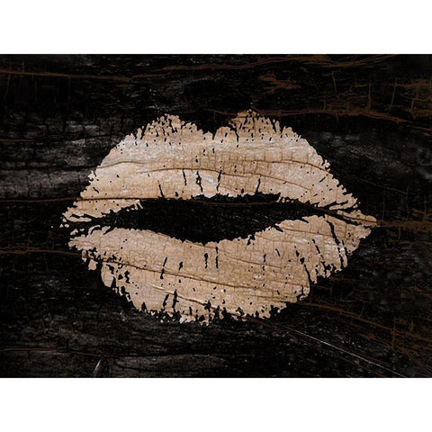Kiss Of Nature Black Modern Wood Framed Art Print by Lewis, Sheldon