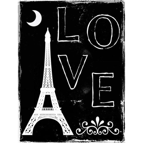 Big Love BW Gold Ornate Wood Framed Art Print with Double Matting by Lewis, Sheldon