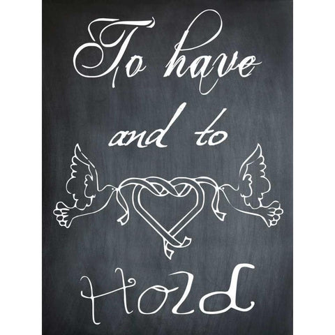 To Have And To Hold Gold Ornate Wood Framed Art Print with Double Matting by Lewis, Sheldon