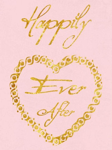 Happily Ever After White Modern Wood Framed Art Print with Double Matting by Lewis, Sheldon