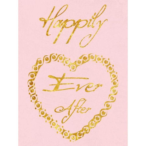 Happily Ever After Black Modern Wood Framed Art Print with Double Matting by Lewis, Sheldon