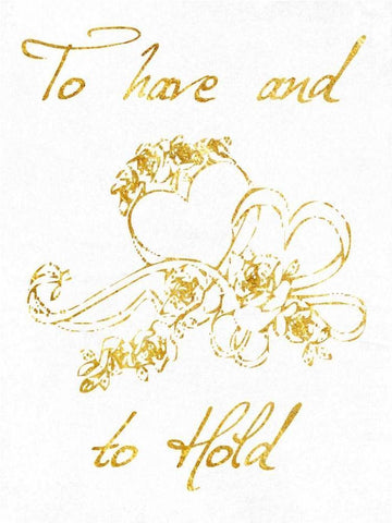 To Have And To Hold Black Ornate Wood Framed Art Print with Double Matting by Lewis, Sheldon