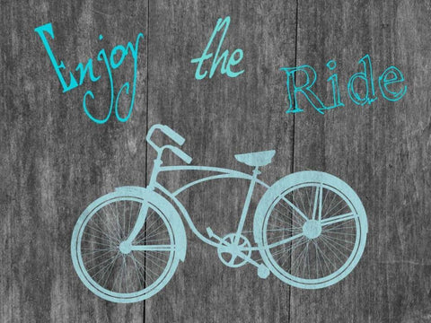 The Ride Black Ornate Wood Framed Art Print with Double Matting by Lewis, Sheldon
