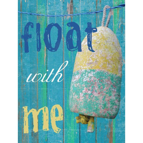 Float With Me White Modern Wood Framed Art Print by Lewis, Sheldon