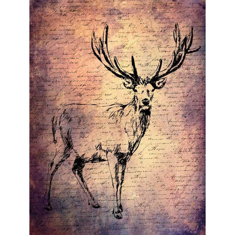 Vintage Lodge White Modern Wood Framed Art Print by Lewis, Sheldon