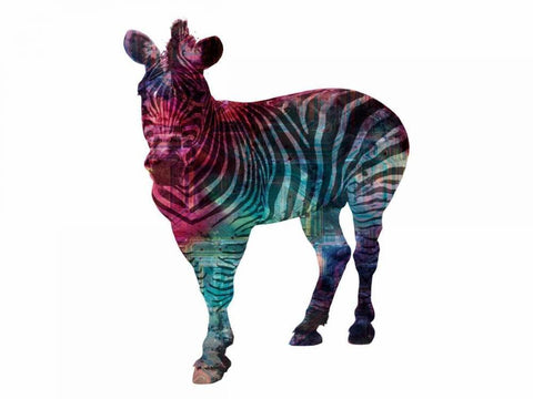 Stripes Of Colors Black Ornate Wood Framed Art Print with Double Matting by Lewis, Sheldon