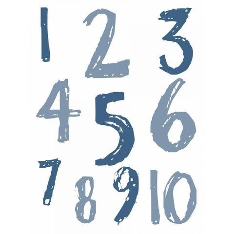 Whats Your Number Black Modern Wood Framed Art Print with Double Matting by Lewis, Sheldon