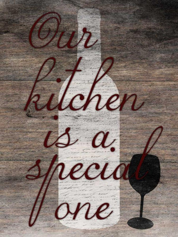 Special Kitchen Black Ornate Wood Framed Art Print with Double Matting by Lewis, Sheldon