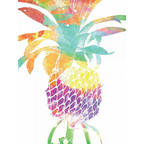 Tropical Pine White Modern Wood Framed Art Print by Lewis, Sheldon