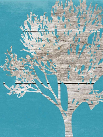 Contemporary Garden 4 White Modern Wood Framed Art Print with Double Matting by Lewis, Sheldon