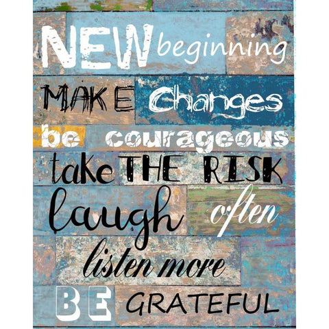 Words To Live By 2 White Modern Wood Framed Art Print by Lewis, Sheldon