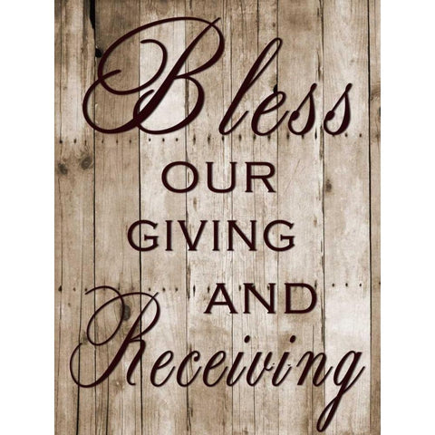 Our Giving Black Modern Wood Framed Art Print with Double Matting by Lewis, Sheldon