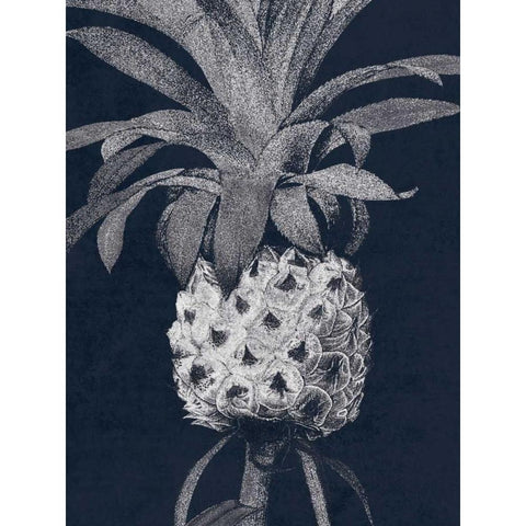 Indigo Pine 1 Black Modern Wood Framed Art Print by Lewis, Sheldon