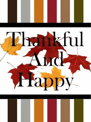 Thankful Black Ornate Wood Framed Art Print with Double Matting by Lewis, Sheldon