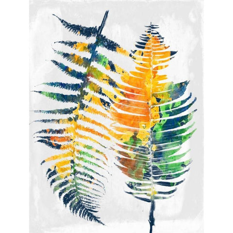 Tropical 1 Black Modern Wood Framed Art Print by Lewis, Sheldon