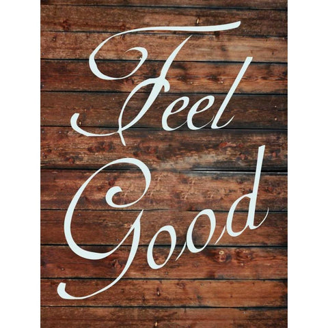 Feel Good Gold Ornate Wood Framed Art Print with Double Matting by Lewis, Sheldon