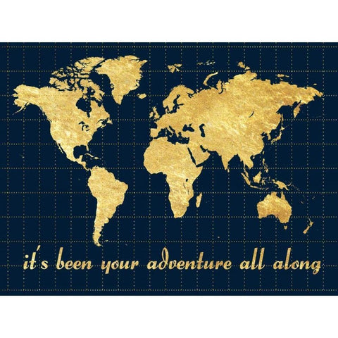 Your Adventure White Modern Wood Framed Art Print by Lewis, Sheldon