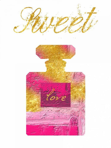 Pink Passion Black Ornate Wood Framed Art Print with Double Matting by Lewis, Sheldon