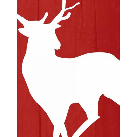 Rudolph Black Modern Wood Framed Art Print by Lewis, Sheldon