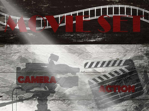 On Set Black Ornate Wood Framed Art Print with Double Matting by Lewis, Sheldon