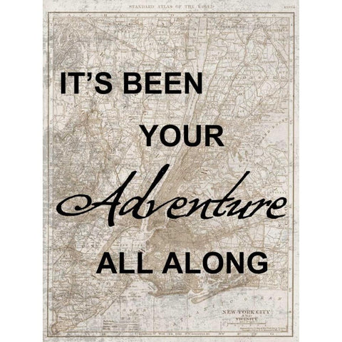 Your Travel Adventure White Modern Wood Framed Art Print by Lewis, Sheldon