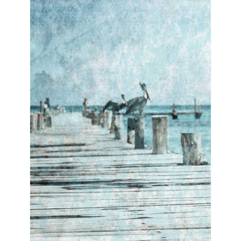 Coastal Pride 2 Black Modern Wood Framed Art Print with Double Matting by Lewis, Sheldon