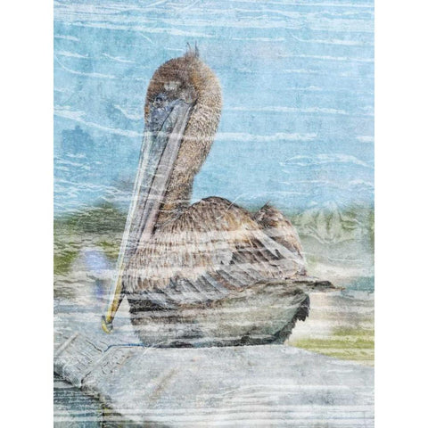 Coastal Pride 3 Gold Ornate Wood Framed Art Print with Double Matting by Lewis, Sheldon