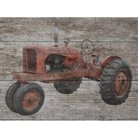 Farm Help White Modern Wood Framed Art Print by Lewis, Sheldon