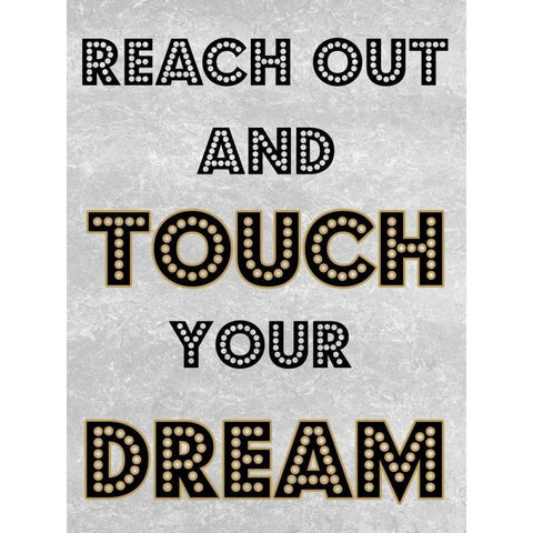 Reach Out Black Modern Wood Framed Art Print by Lewis, Sheldon