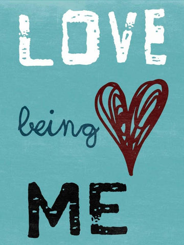 Being Me Black Ornate Wood Framed Art Print with Double Matting by Lewis, Sheldon
