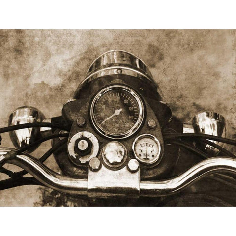 Ride It White Modern Wood Framed Art Print by Lewis, Sheldon