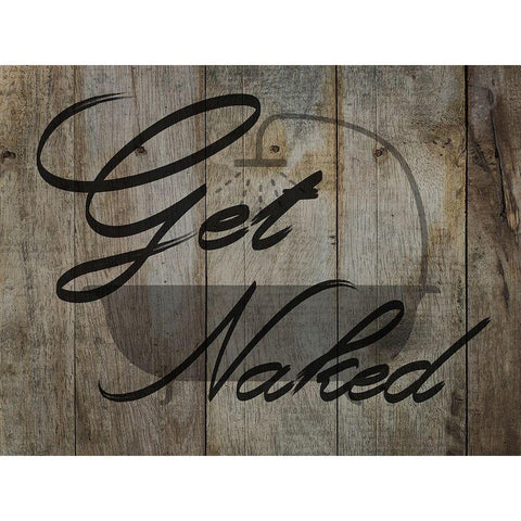 Get Naked Gold Ornate Wood Framed Art Print with Double Matting by Lewis, Sheldon